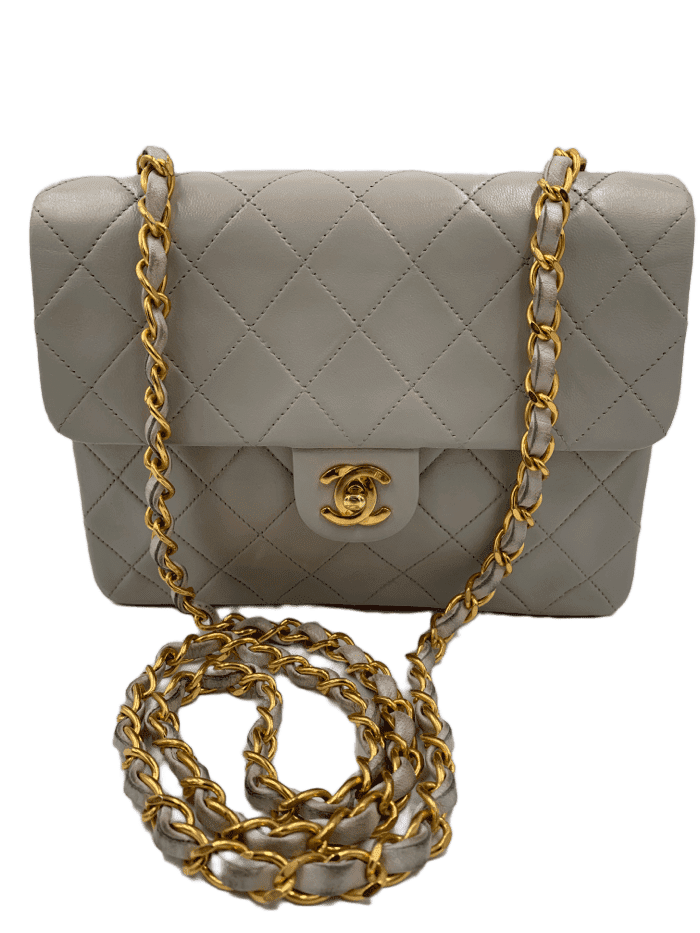 Chanel Green Quilted Lambskin Rectangular Mini Classic Flap Bag Light Gold  Hardware  Madison Avenue Couture