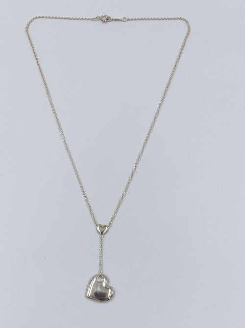 Tiffany & Co. 3 ​​Triple Open Heart Necklace Pendant Sterling Silver  925