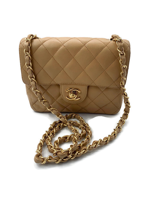 chanel mini beige