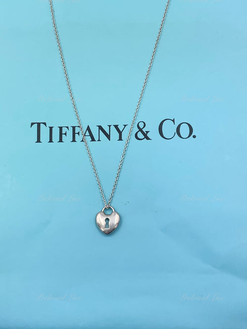 Tiffany & Co Elsa Peretti Solid Heart Necklace - Preowned luxury