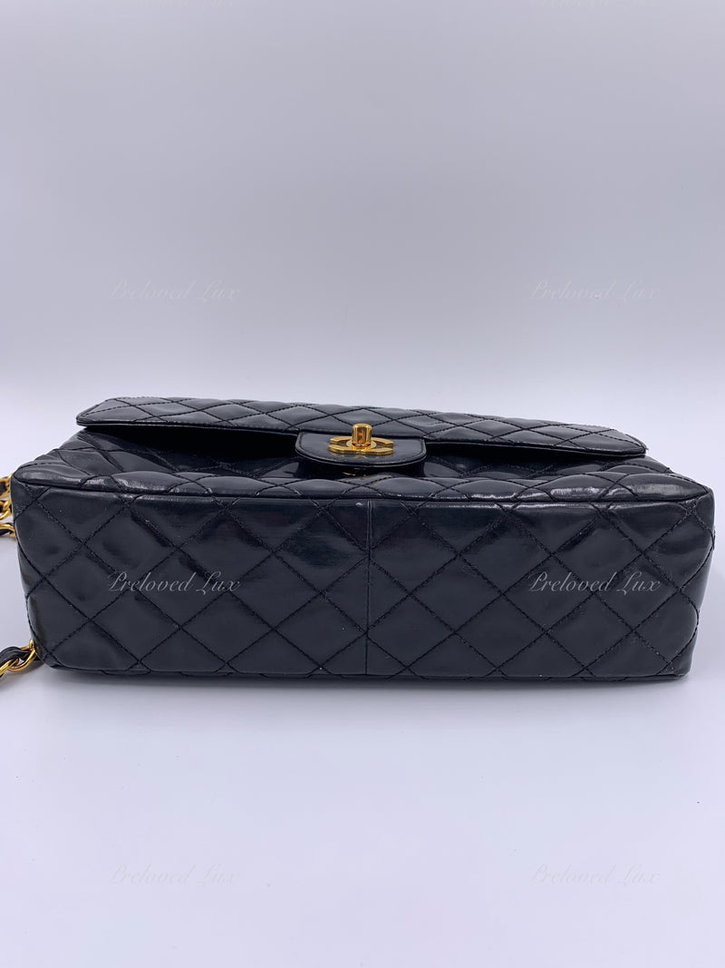 CHANEL Lambskin Wallet-on-the-chain WOC Crossbody Flap Bag - dark navy -  Preloved Lux Canada