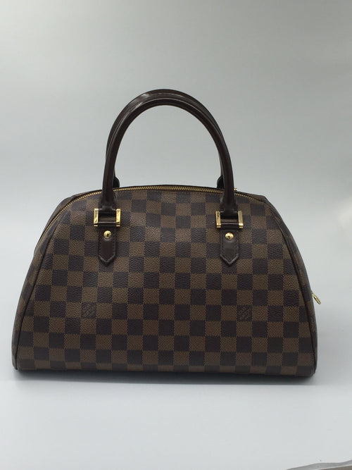 Louis Vuitton Damier Hampstead MM Tote Bag N51204 Brown