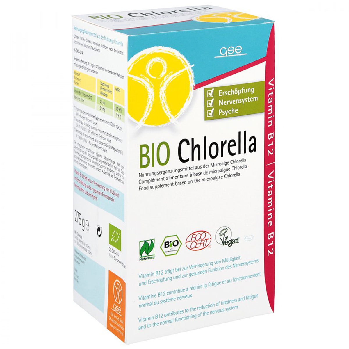 Koreaans Graden Celsius Doelwit Chlorella 500 Mg Tablets Bio Naturland 550 Pcs - VicNic.com
