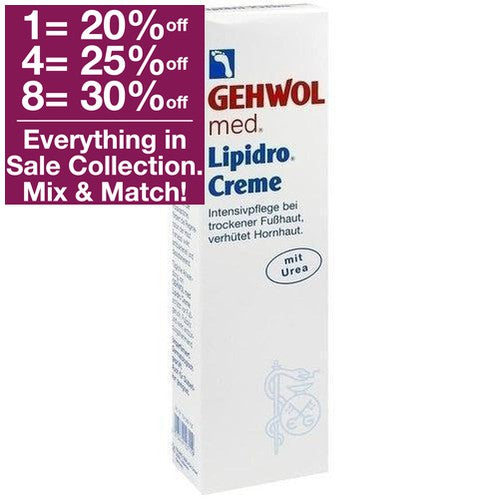 Gehwol Med Lipidro Foot Cream 125 ml - Foot Peeling & Cream VicNic