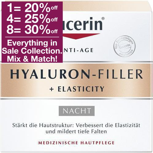 Sinis duurzame grondstof Aan het leren Eucerin Hyaluron-Filler + Elasticity Nigh Cream | Anti Aging Skin Care —  VicNic