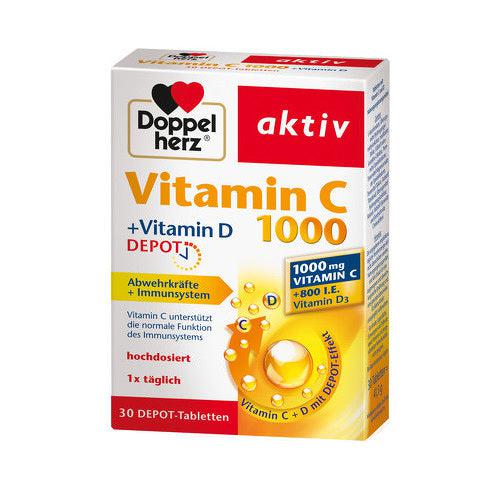 Doppelherz Vitamin C 1000 Depot 30 Capsules