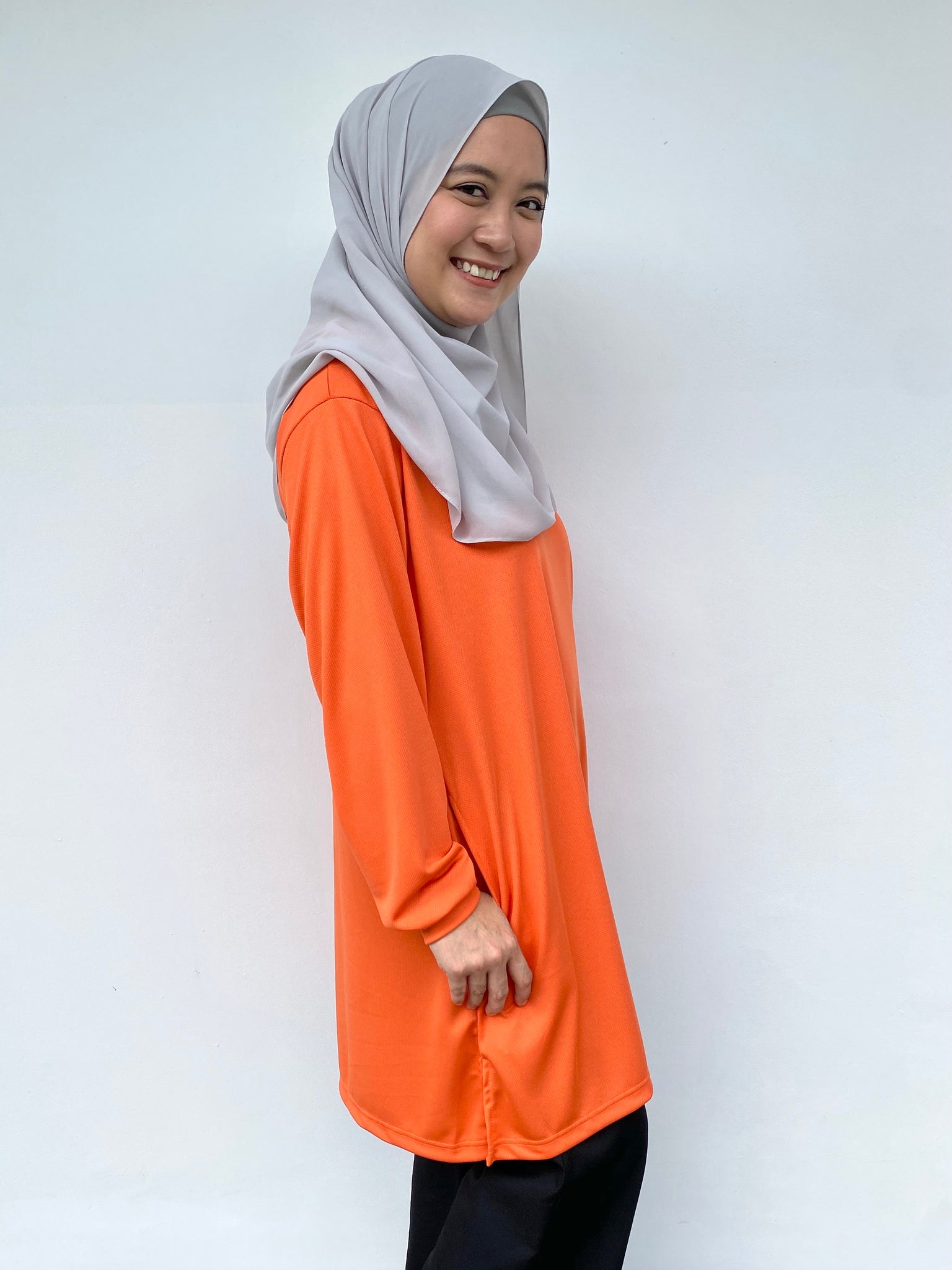 Orange Muslimah Drifit