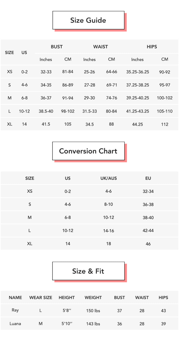 Letter Print Elastic Waist Joggers conversion chart & size guide