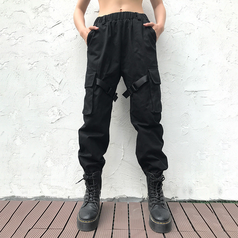 buckle cargo joggers