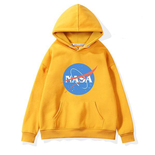 nasa hoodie yellow
