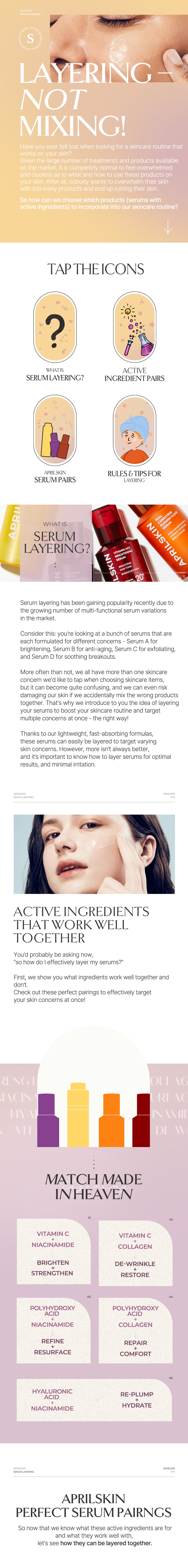 How to Layer Serums | APRILSKIN Malaysia | APRILSKIN MY