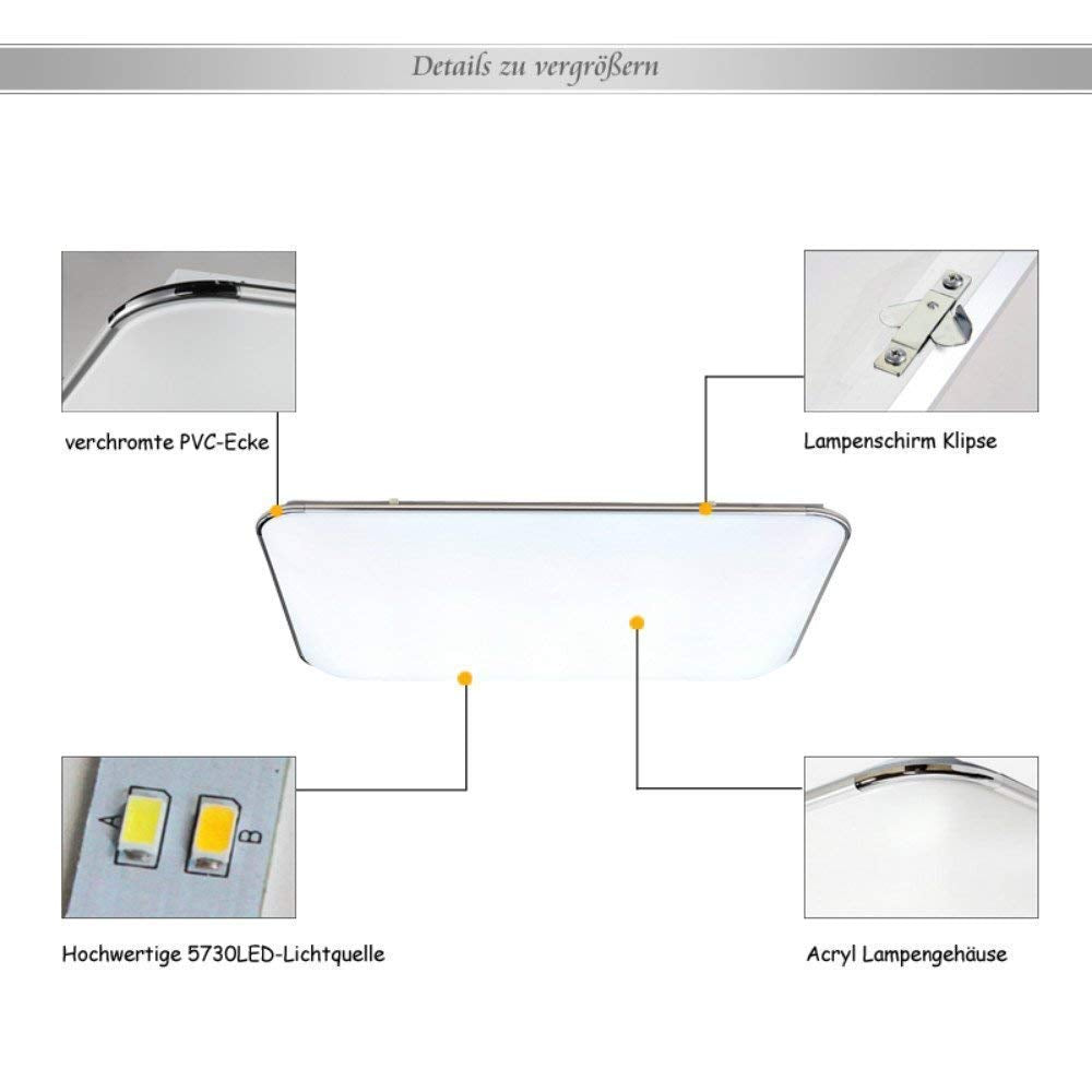 Hengda 12W LED Deckenleuchte