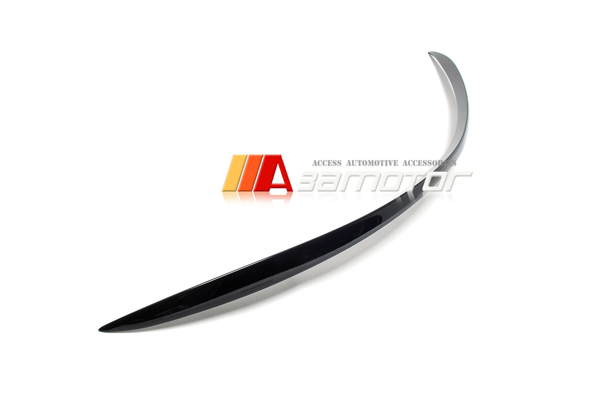 3AMOTOR Pre-Painted Rear Trunk Spoiler Wing C63 Style fit for 2015-2021 Mercedes W205 C-Class Sedan