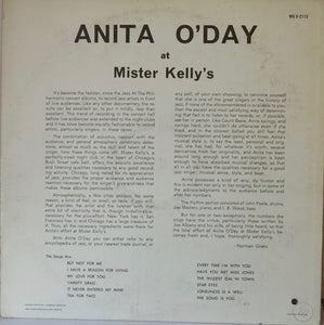 Anita O'Day at Mister Kelly's - Verve