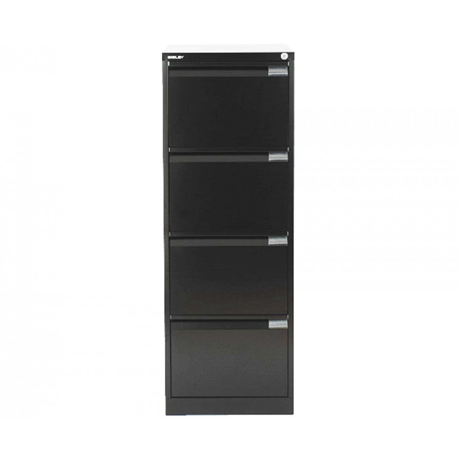 Bisley 4 Drawer Foolscap Filing Cabinet Bs4g Black Princegb