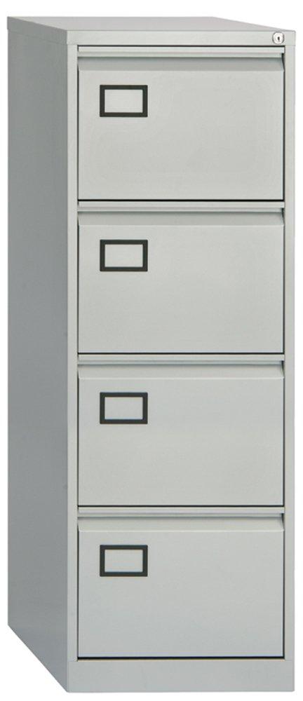 Bisley 4 Drawer Foolscap Filing Cabinet Aoc4 Goose Grey Princegb