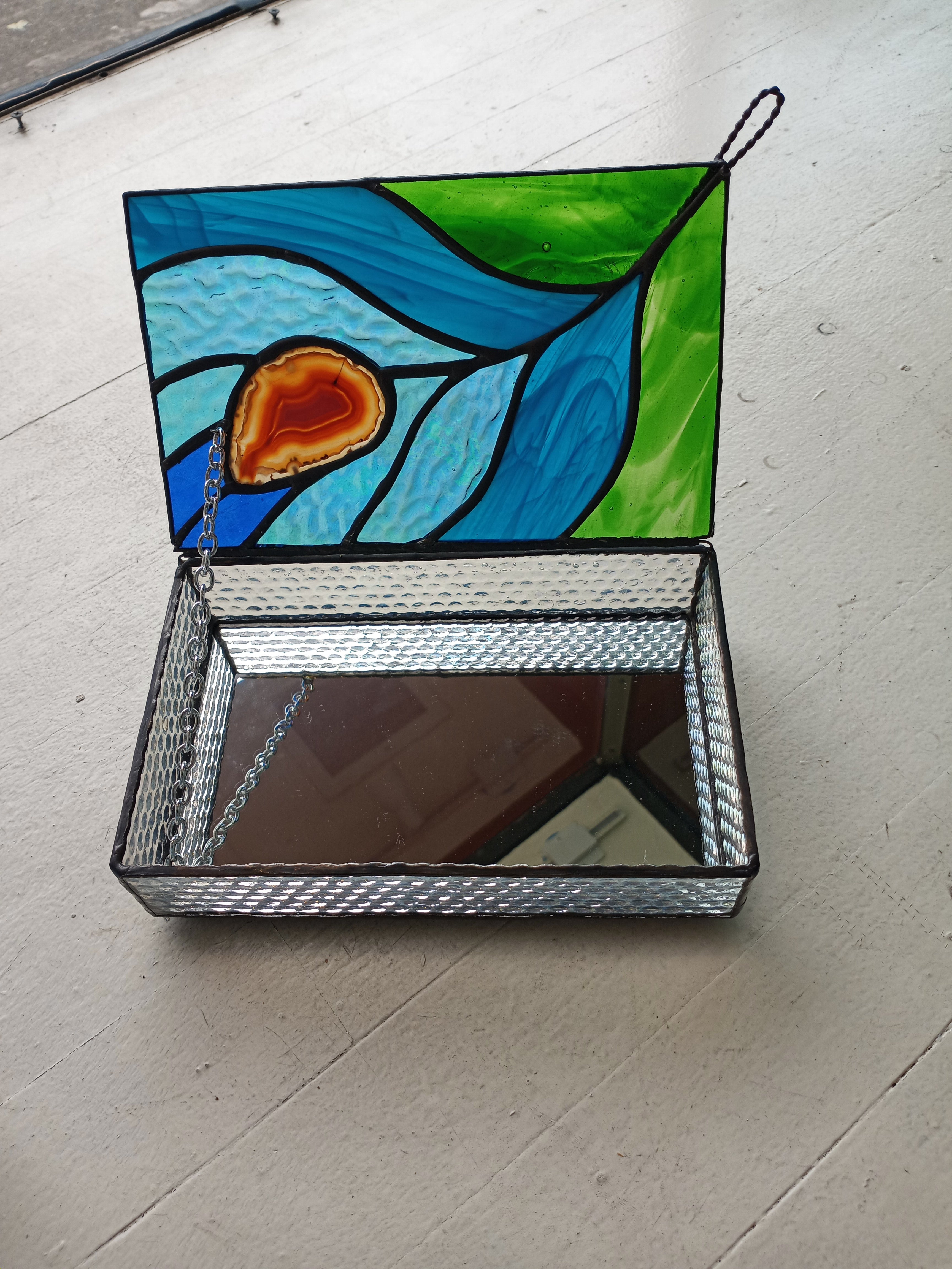 stained glass boxes