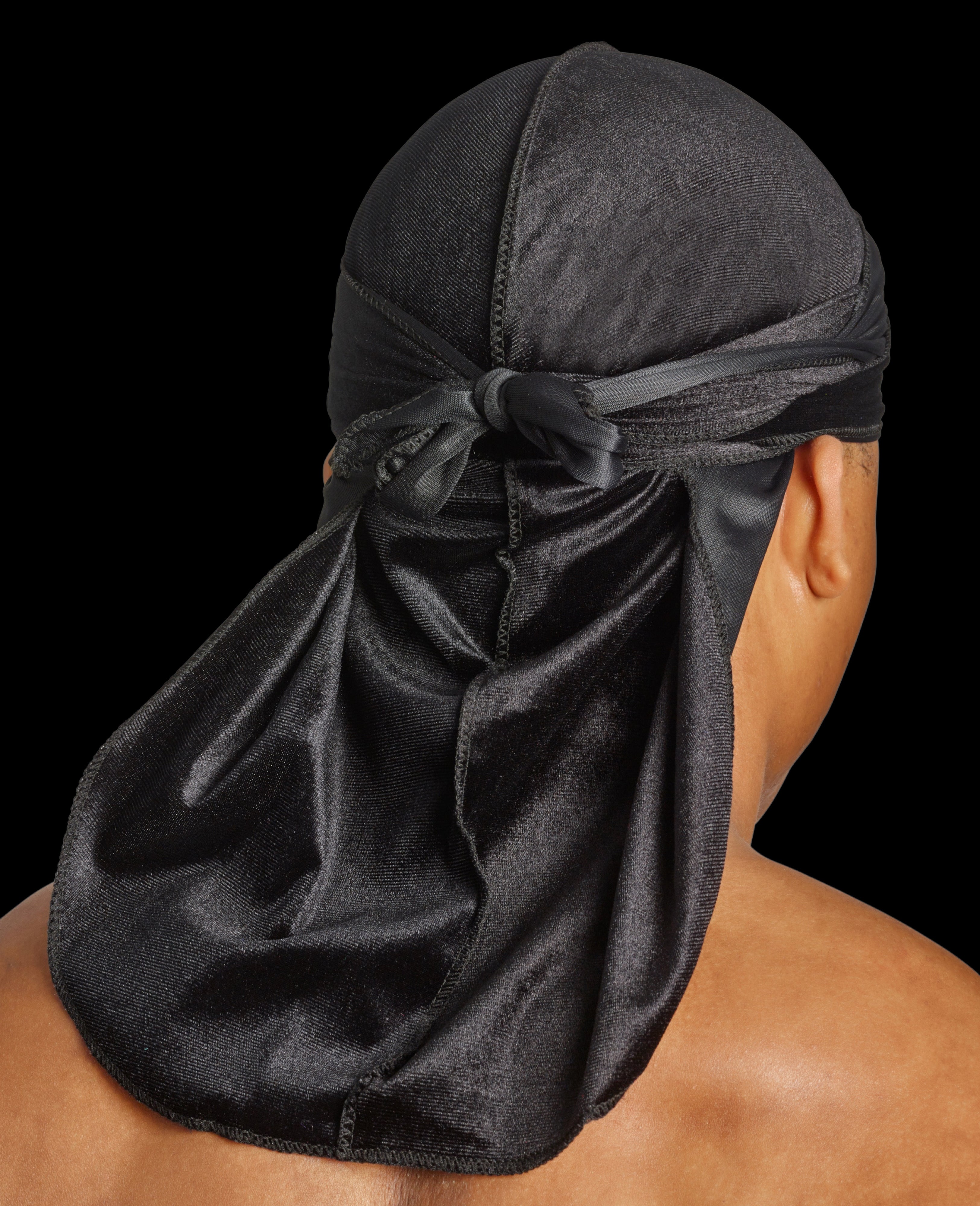 Black Silky LocRag - Durag For Locs