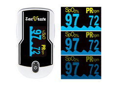 zacurate pulse oximeter 500E brightness adjustment