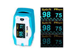 Brightness adjustment for zacurate children pulse oximeter