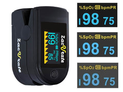 Zacurate 500C Elite Pulse oximeter Brightness Adjustment Levels