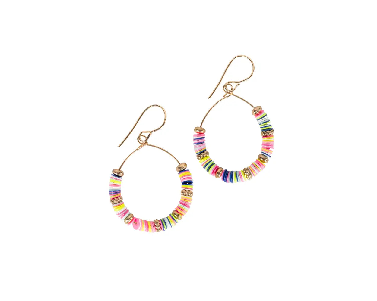 Earrings: Sequins Hoop