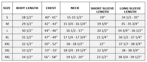 Size Chart – Greg Norman Collection Canada