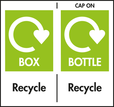 Box and Bottle Widely Recycled, Cap Check Locally