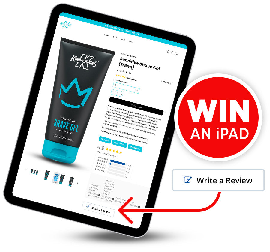 Review a product and you could win an iPad