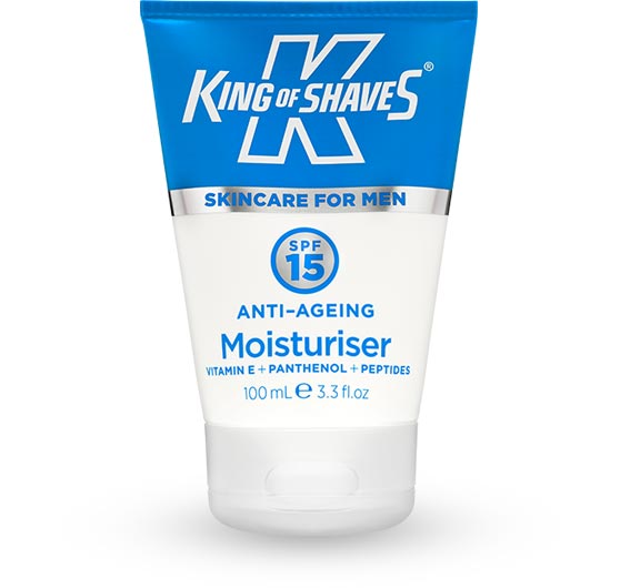 New SPF15 Anti-Ageing Moisturiser from King of Shaves