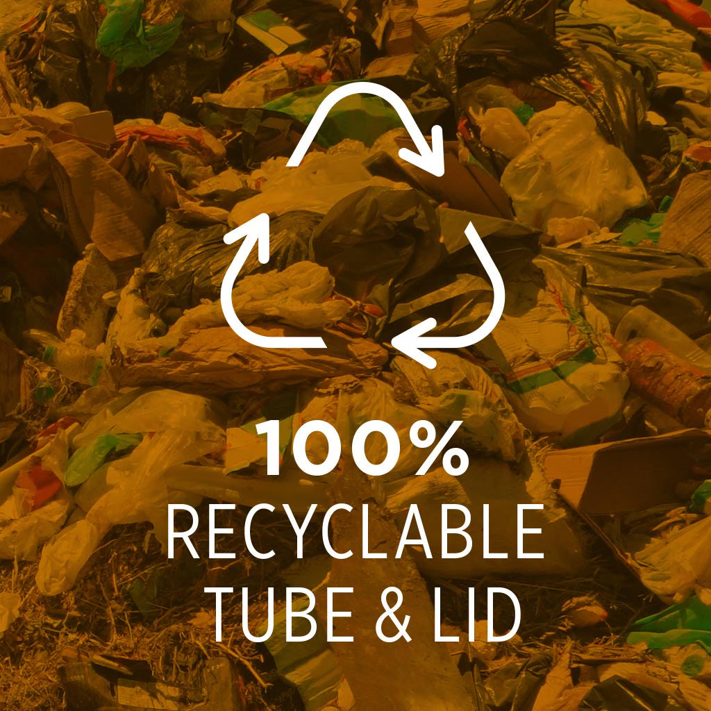 100% Recyclable Tube & Lid