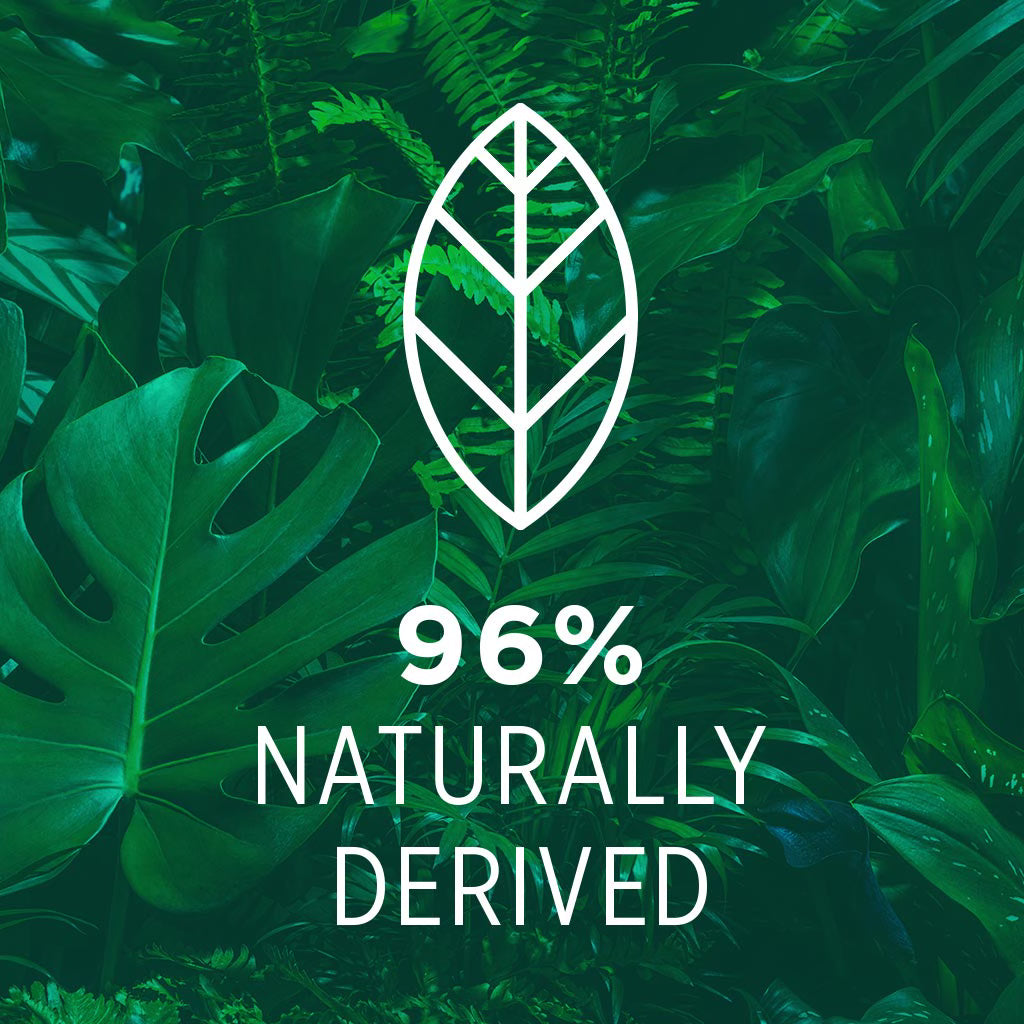 96% Naturally Derived