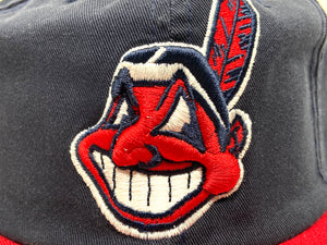Cleveland Indians Vintage MLB Classic Home Wahoo Cap By Logo Athletic