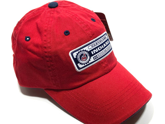 Cleveland Indians MLB Vintage Structured Dark Blue Stache Wahoo Hat –  Jeff's Vintage Treasure