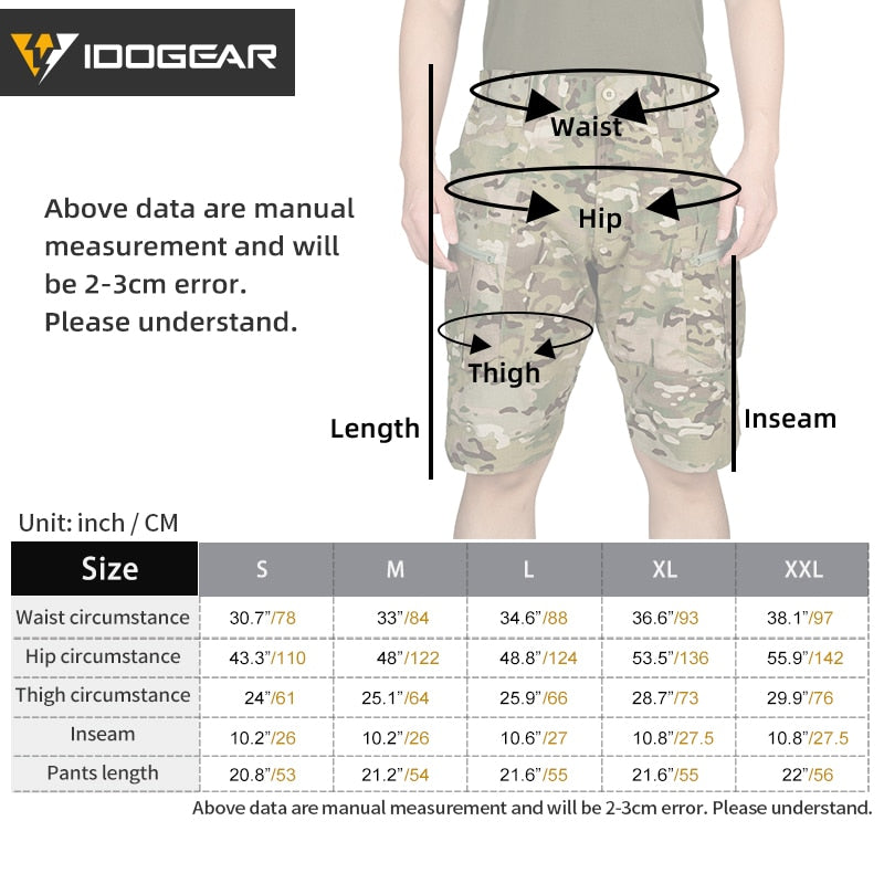 Tactical Mens Shorts Camo Cargo Shorts Sports Camo Pants Outdoor – FMA ...