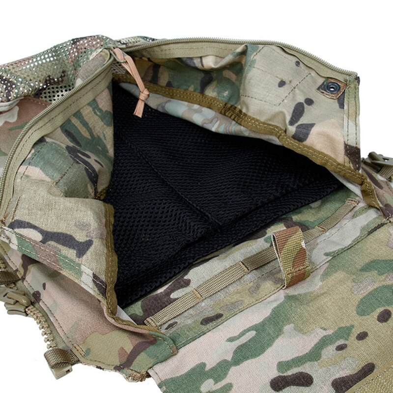 TMC Multicam Military Airsoft Tactical Vest Zipper Pouch Bag – FMA ...