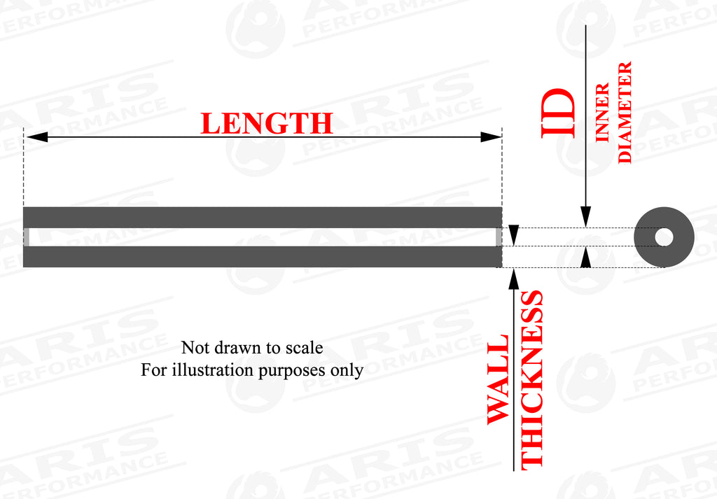 silicone flexible hose size chart