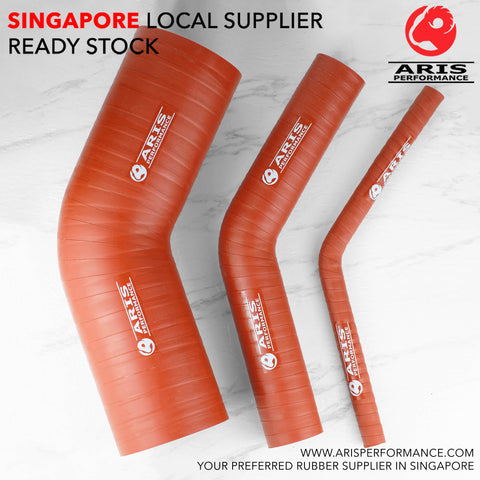 singapore silicone elbow 45 degree