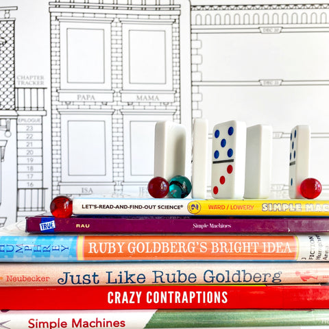 Books about simple machines and Rube Goldberg