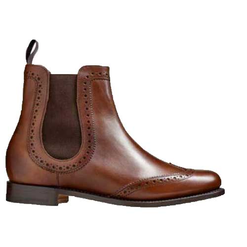 wingtip chelsea boots womens