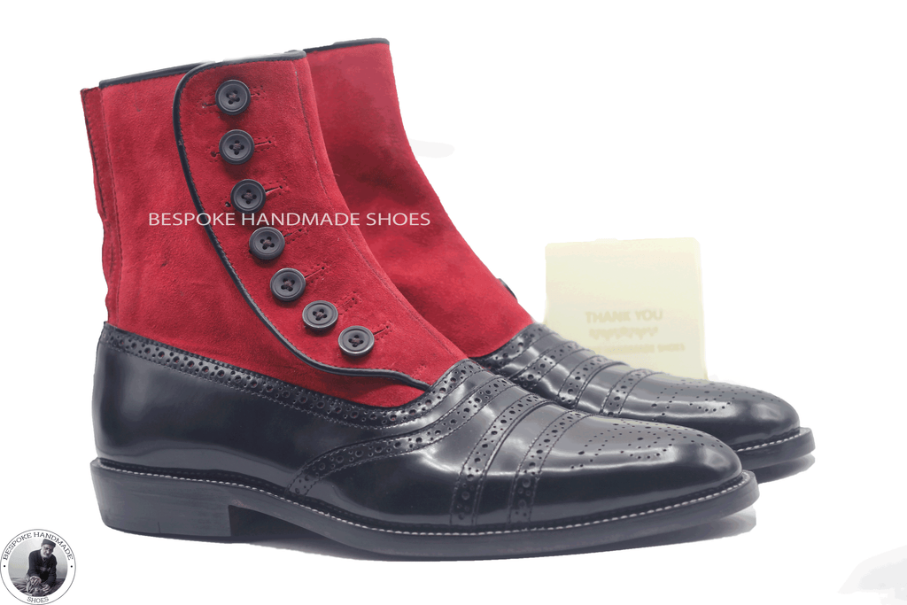mens red dress boots