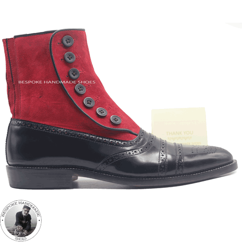 two tone mens dress boots