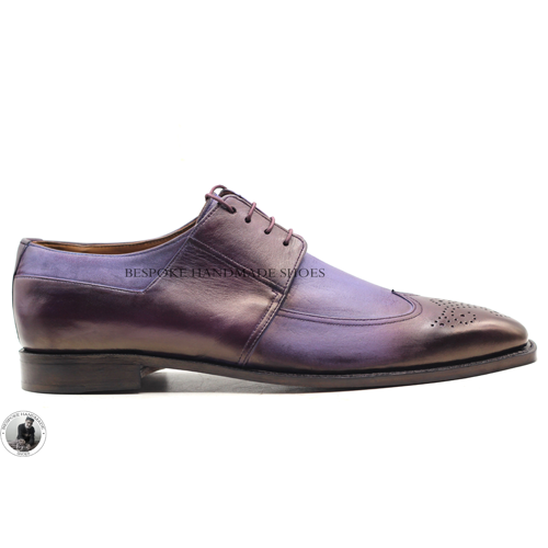 mens purple wedding shoes