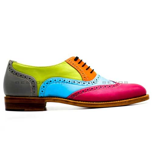 Genuine Leather Seven Tone Lace Up 