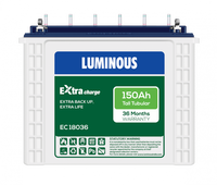 Luminous Battery 150 Ah RC 18000 TT Best dealer Price in DELHI