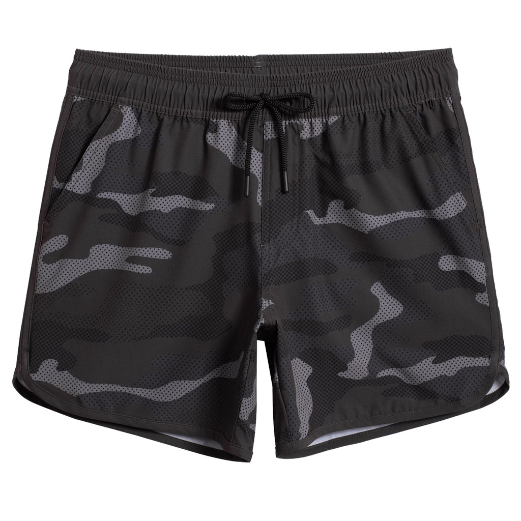 Raven Black Core Gym Shorts (5&7 Inseam)