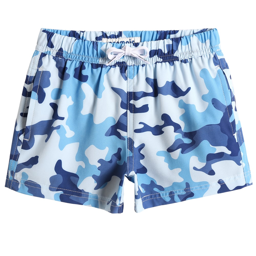 Boys Camo Stretch Swim Trunks | maamgic | Reviews on Judge.me