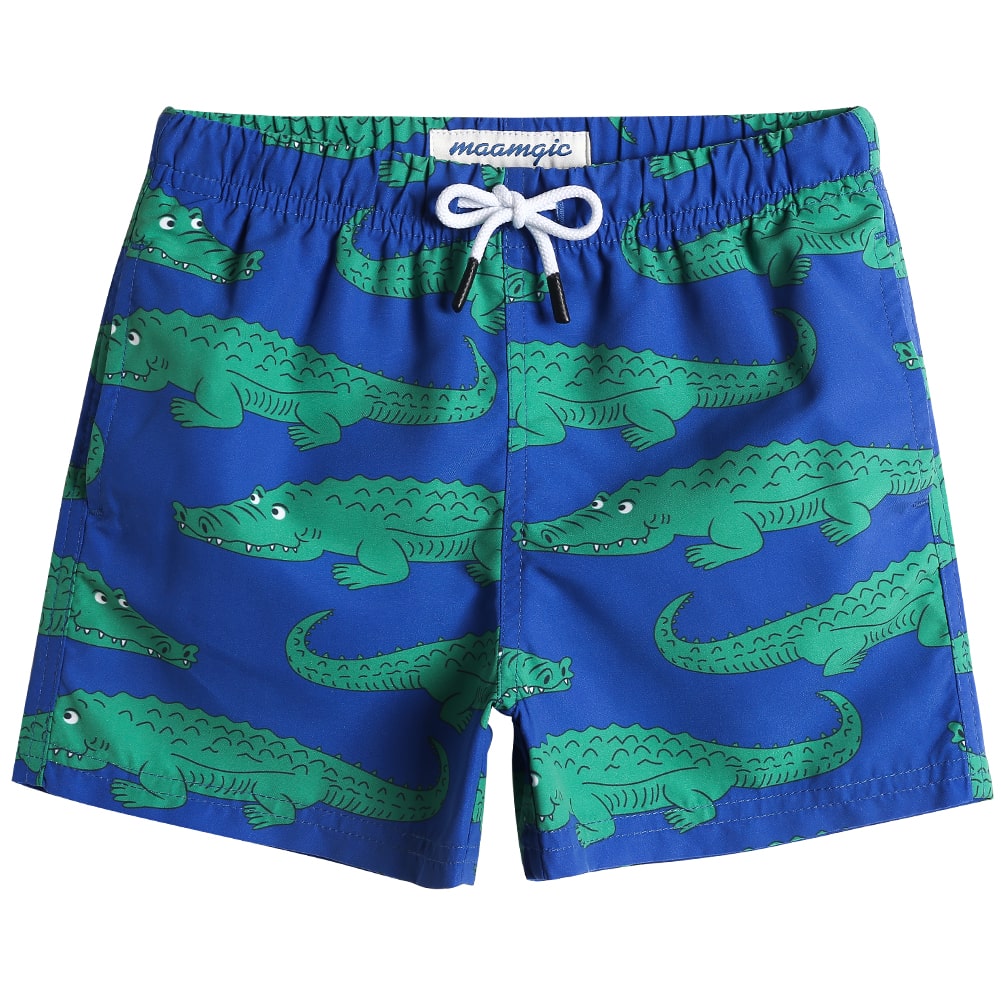 Boys Cute Crocodile Swim Trunk