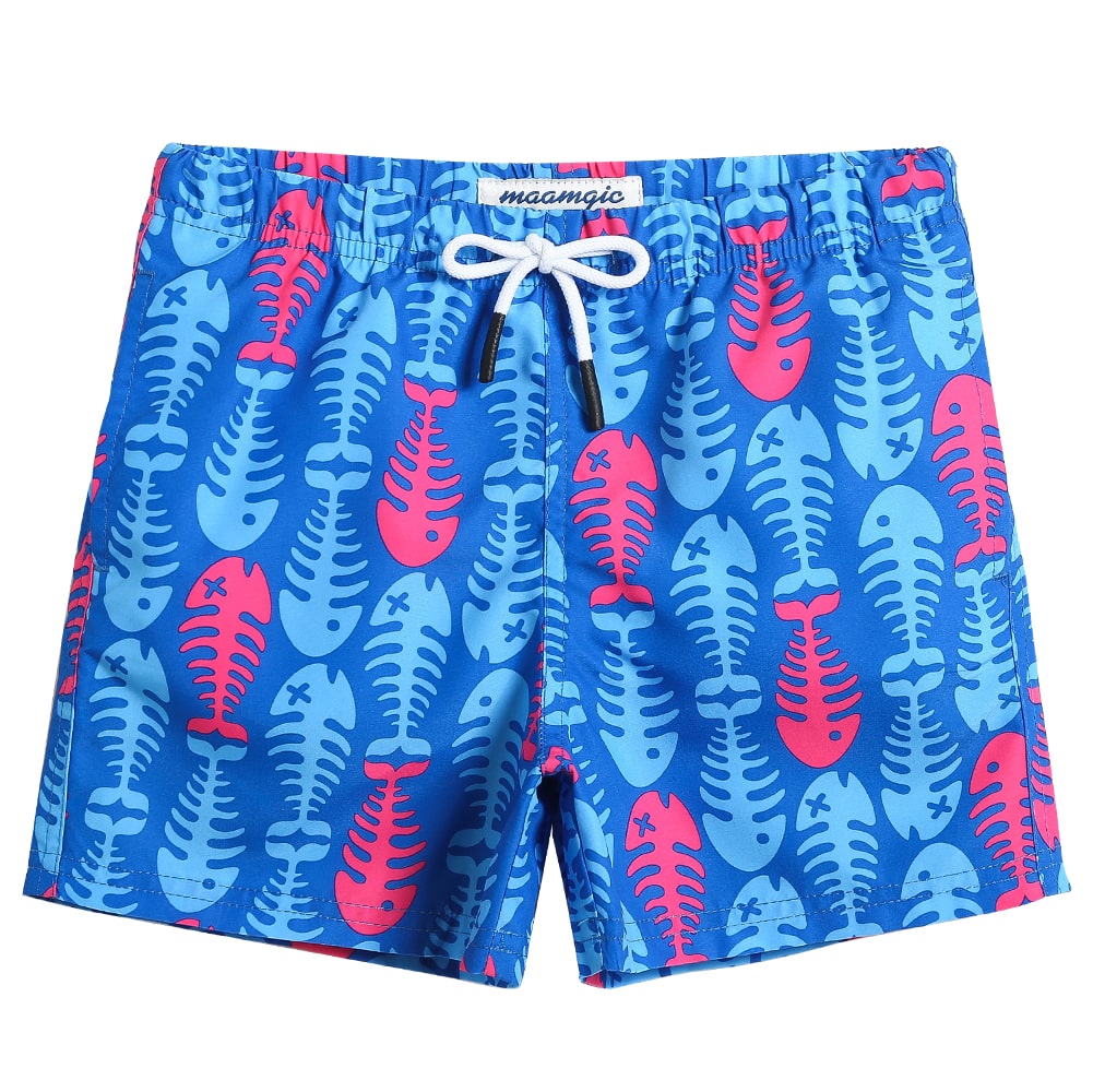 Boys Fish Bone Swim Trunk