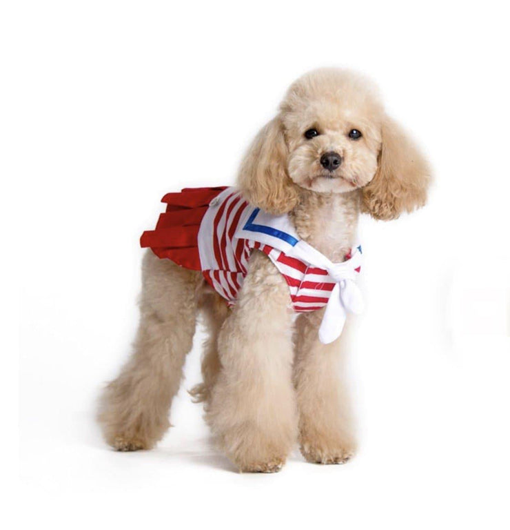 dog sailor dress